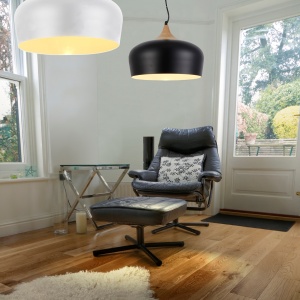 Pendul modern design nordic Parma negru 69438 universul-luminii.ro