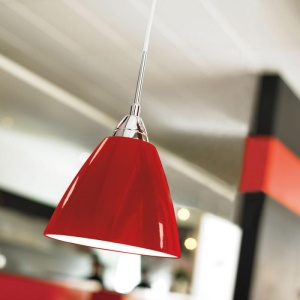 Pendul modern diam.14cm Read rosu 73153002NL 60038 universul-luminii.ro
