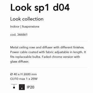 Pendul modern Look sp1 d04 crom - Img 3