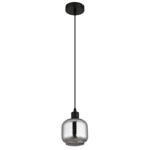 Pendul neagru cu sticla fumurie XIA pentru dormitor
