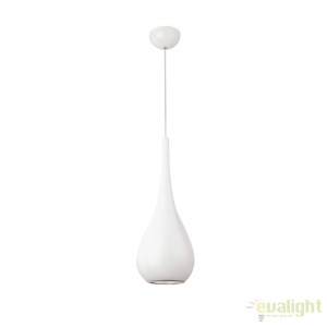 Pendul stil modern diam.20cm DROP alb P0235 MX