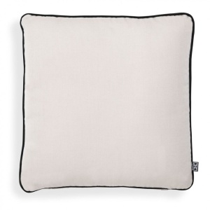 Perna decorativa LUX 43x43cm, alb/ negru 115446 HZ