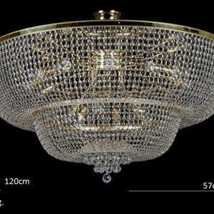 Plafonier Cristal Bohemia Exclusive diametru 120cm Gerta DIA 1200 CE - Img 4