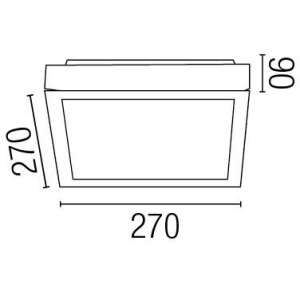Plafonier de baie IP44 Tola-1 62983 52338 universul-luminii.ro