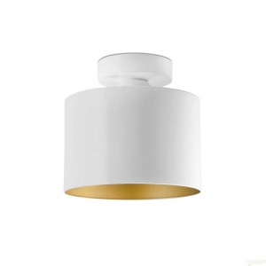Plafonier modern, diam. 18 cm. alb/maro auriu, JANET 65137