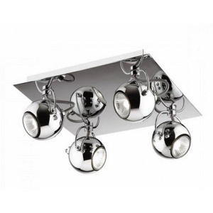 Plafonier reglabil LUNARE PL4 Cromo 066820