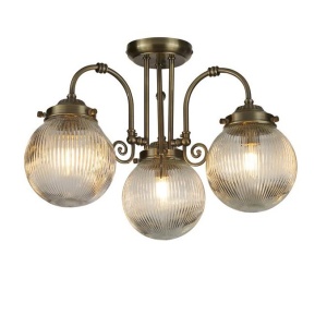 Plafoniera baie vintage metal alama antique IP44 Belvue 3L
