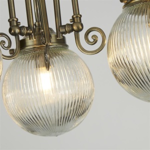 Plafoniera baie vintage metal alama antique IP44 Belvue 3L 630328 universul-luminii.ro