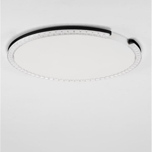 Plafoniera circulara aluminiu negru GREAMY D-65cm 624958 universul-luminii.ro