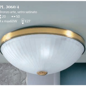 Plafoniera clasica design italian realizata manual 3060 106008 universul-luminii.ro