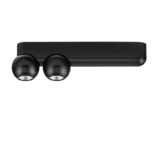 Plafoniera cu 2 Spoturi LED stil minimalist 2700K NOTIC negru