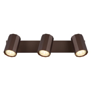 Plafoniera cu 3 Spoturi directionabile JAMES bronz 240078 universul-luminii.ro