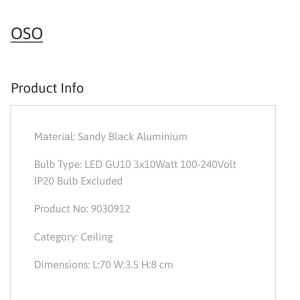 Plafoniera cu 3 Spoturi directionabile stil minimalist OSO, NVL-9030912 246838 universul-luminii.ro