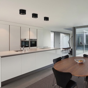 Plafoniera cu spoturi aplicate design minimalist Kobald negru mat - Img 3