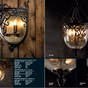 Plafoniera de interior impresionanta din fier forjat DE 2246 175368 universul-luminii.ro