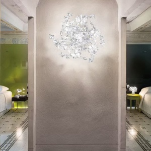 Plafoniera design floral realizata manual Hanami prisma 124778 universul-luminii.ro