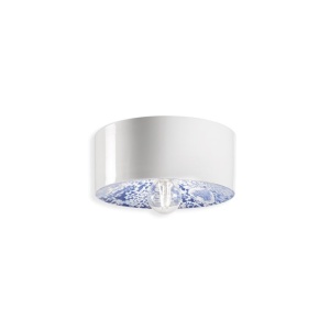 Plafoniera design italian realizat manual din ceramica PI, D.25cm 216038 universul-luminii.ro