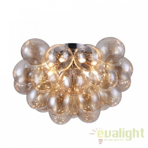 Plafoniera design modern Balbo chihlimbar MOD112CL-08G - Img 1