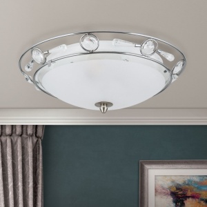 Plafoniera design modern OPALDESIGN 38cm, satin 163578 universul-luminii.ro