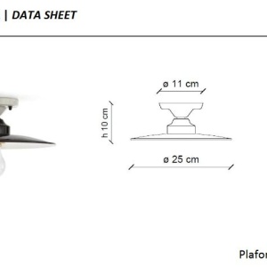 Plafoniera design retro realizata manual B-W, diametru 25cm - Img 2