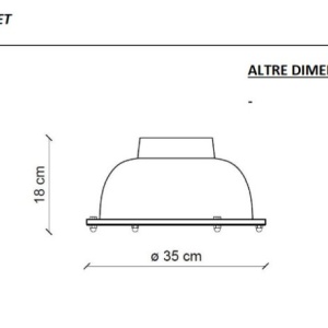 Plafoniera design retro realizata manual din ceramica INDUSTRIAL 126718 universul-luminii.ro