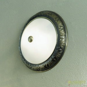 Plafoniera design rustic Pankok DL 7-583/28 bronze OR - Img 1
