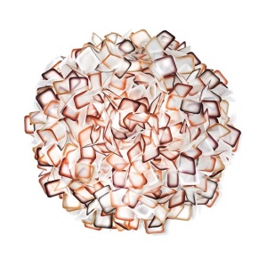 Plafoniera design unicat realizata manual Clizia Large Orange, 78cm 123378 universul-luminii.ro
