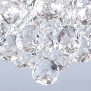 Plafoniera eleganta cristal K9 diam. 38cm Gloria DLU 2378/4/38 chrom OR 181408 universul-luminii.ro
