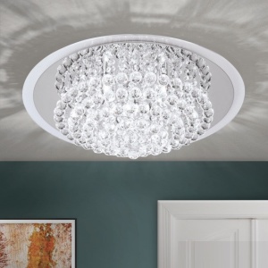 Plafoniera eleganta cristal K9 diam. 62cm Gloria DLU 2378/9/62 chrom OR 176628 universul-luminii.ro