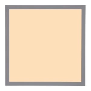 Plafoniera LED aluminiu argintiu, MDF gri DORO 30x30cm 590458 universul-luminii.ro