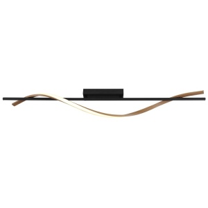 Plafoniera LED aluminiu cu efect de lemn WATKINS 250108 universul-luminii.ro