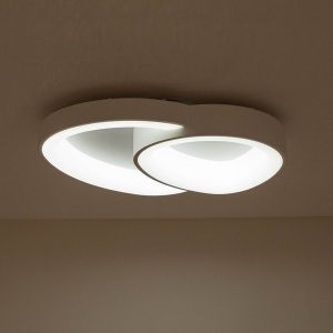 Plafoniera LED CCT cu telecomanda AREA 2 alb 597808 universul-luminii.ro