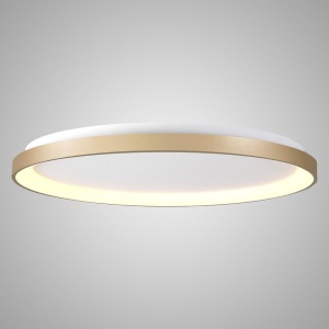 Plafoniera LED cu telecomanda design circular NISEKO II Gold 90cm 131148 universul-luminii.ro