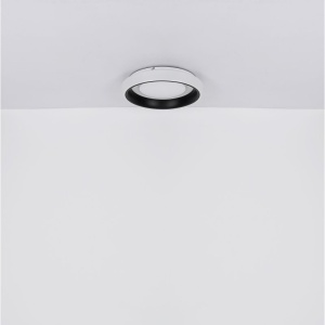Plafoniera LED cu telecomanda design modern Tabano negru mat 175498 universul-luminii.ro