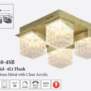 Plafoniera LED decorativa Cuboid 4L 624718 universul-luminii.ro