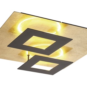 Plafoniera LED design ambiental DALIA Black/ gold 131768 universul-luminii.ro