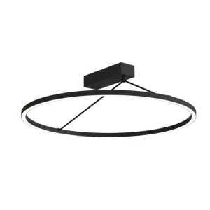 Plafoniera LED, Design Circular, 42W 3000K BLACK ZB-2562