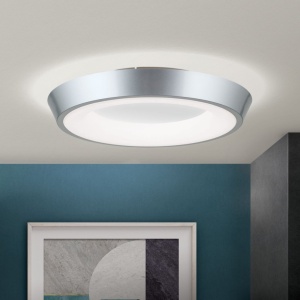 Plafoniera LED design circular LOOK argintie - Img 2