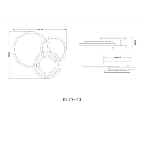 Plafoniera LED design circular RANDELL - Img 7