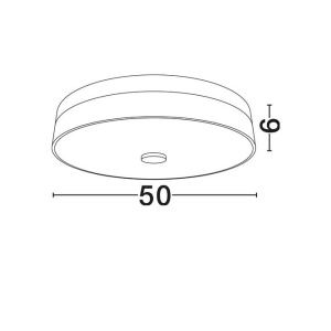Plafoniera LED design decorativ SERITA D-50cm - Img 4