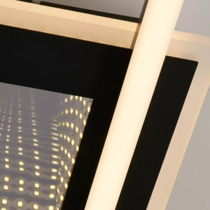 Plafoniera LED design geometric Quadrate 36cm - Img 5
