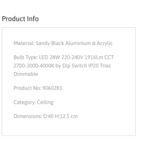 Plafoniera LED design modern BIANCO 28Watt, NVL-9060283 246178 universul-luminii.ro