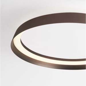 Plafoniera LED design modern circular ORMI coffee D-45cm 236858 universul-luminii.ro
