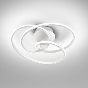 Plafoniera LED design modern Diva 52cm, auriu, alb sau titan 146618 universul-luminii.ro