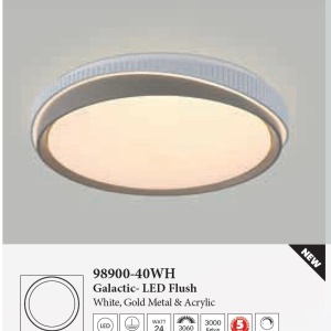 Plafoniera LED design modern Galactic alb, auriu - Img 5