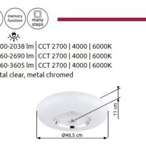Plafoniera LED design modern GRAHAM 48,5cm - Img 8