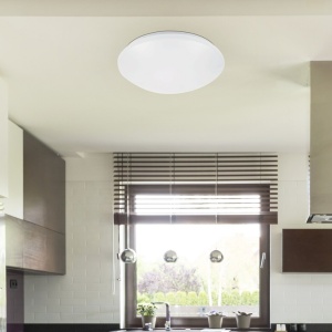 Plafoniera LED design modern Lucas alb 33cm 114828 universul-luminii.ro
