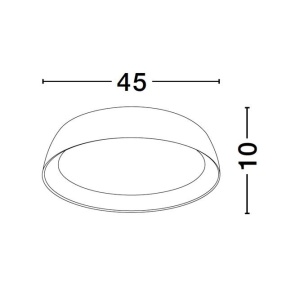 Plafoniera LED design modern SIGI D-45cm 221298 universul-luminii.ro