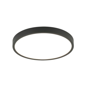Plafoniera LED design slim BULLY D-24cm negru 155788 universul-luminii.ro