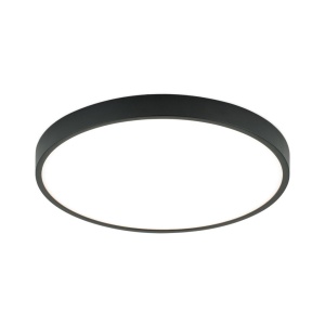 Plafoniera LED design slim BULLY D-28cm negru 155778 universul-luminii.ro
